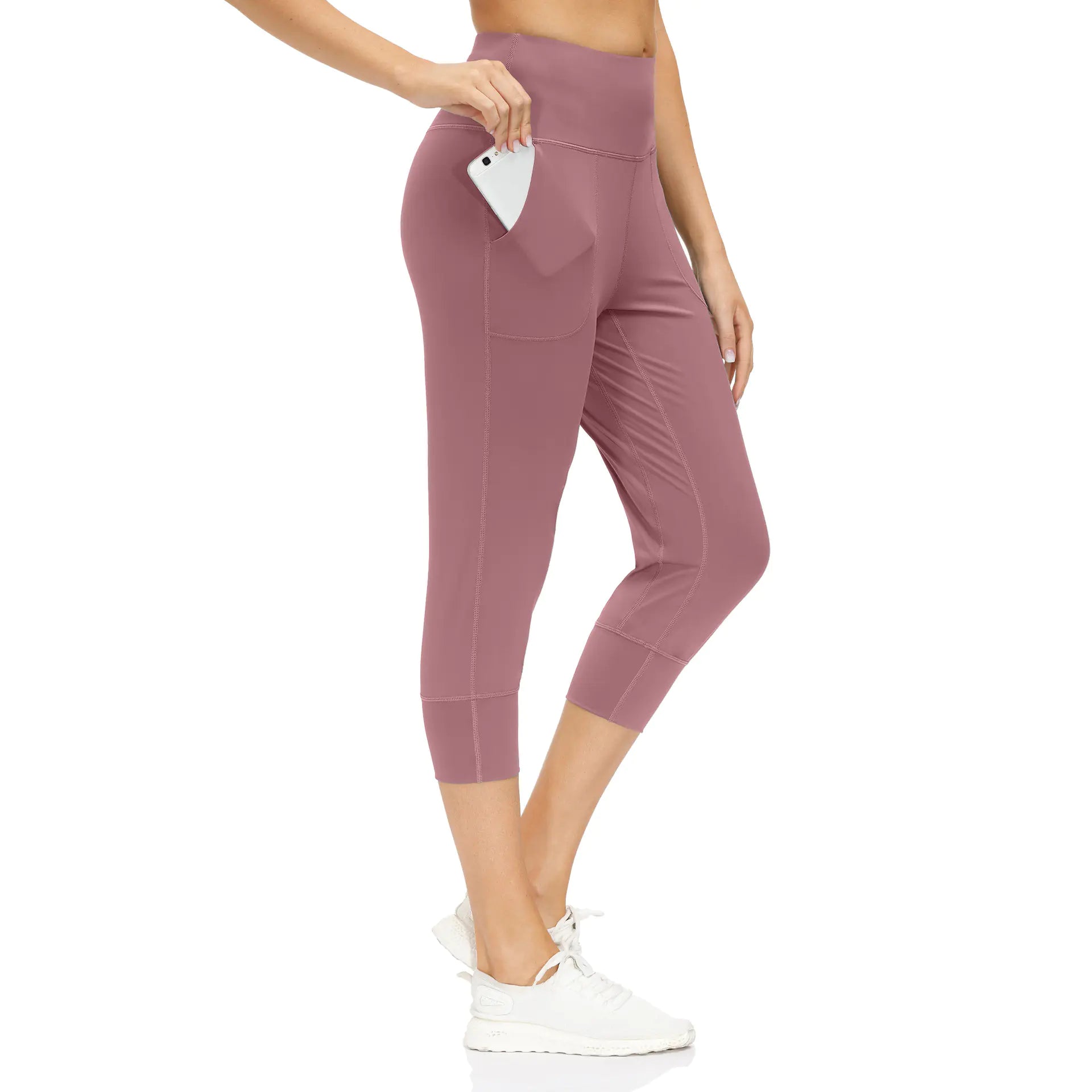 High Waist Stretch Yoga Pants with Pockets for Women