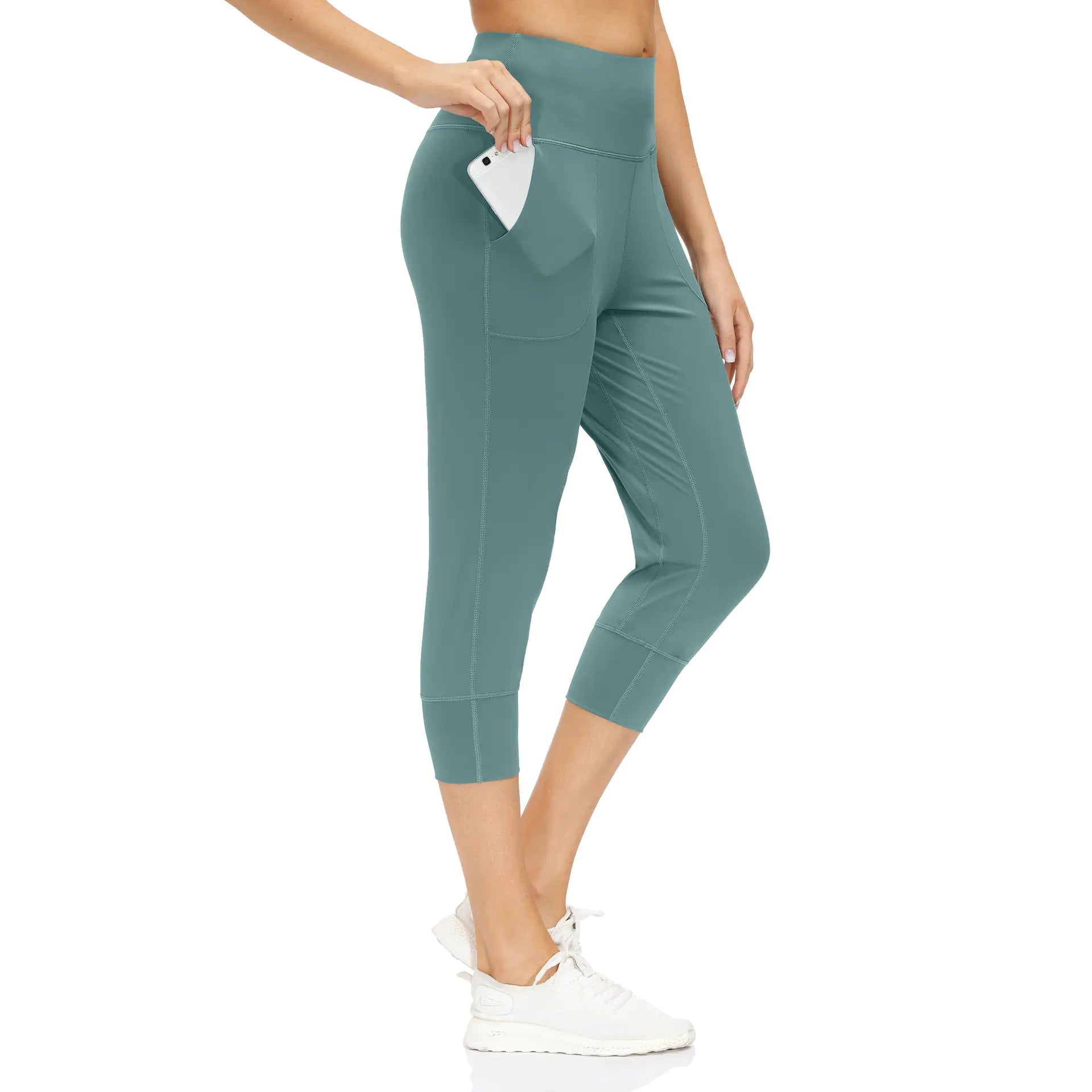 High Waist Stretch Yoga Pants with Pockets for Women