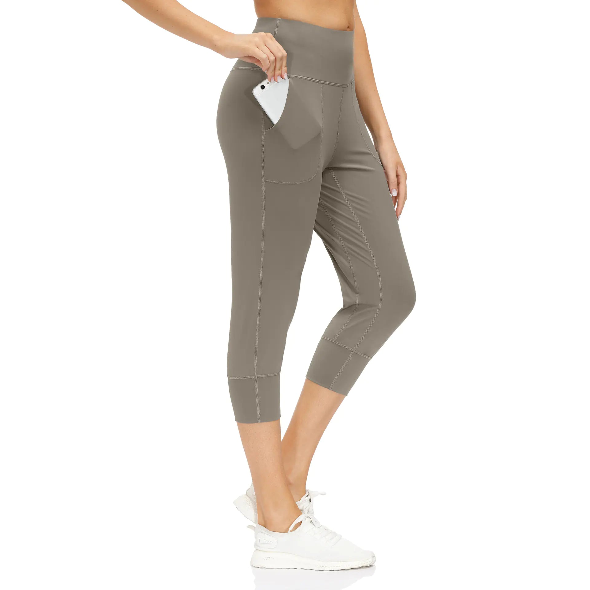 High Waist Stretch Yoga Pants with Pockets for Women