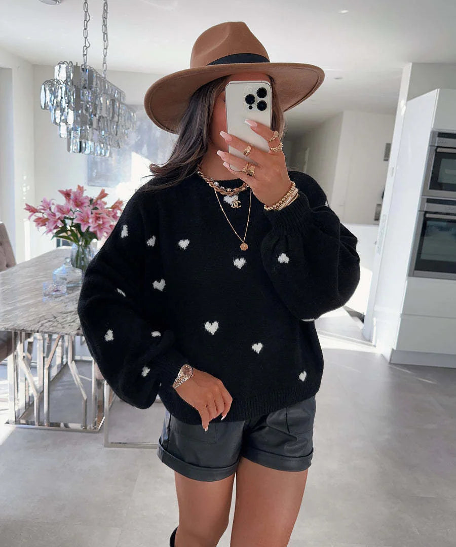 Hearts Sweater