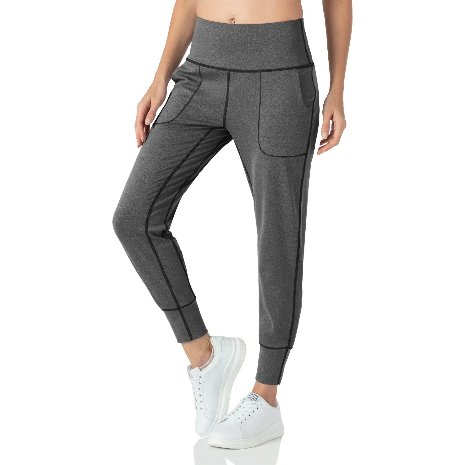 High Waist Stretch Yoga Pants with Pockets for Women