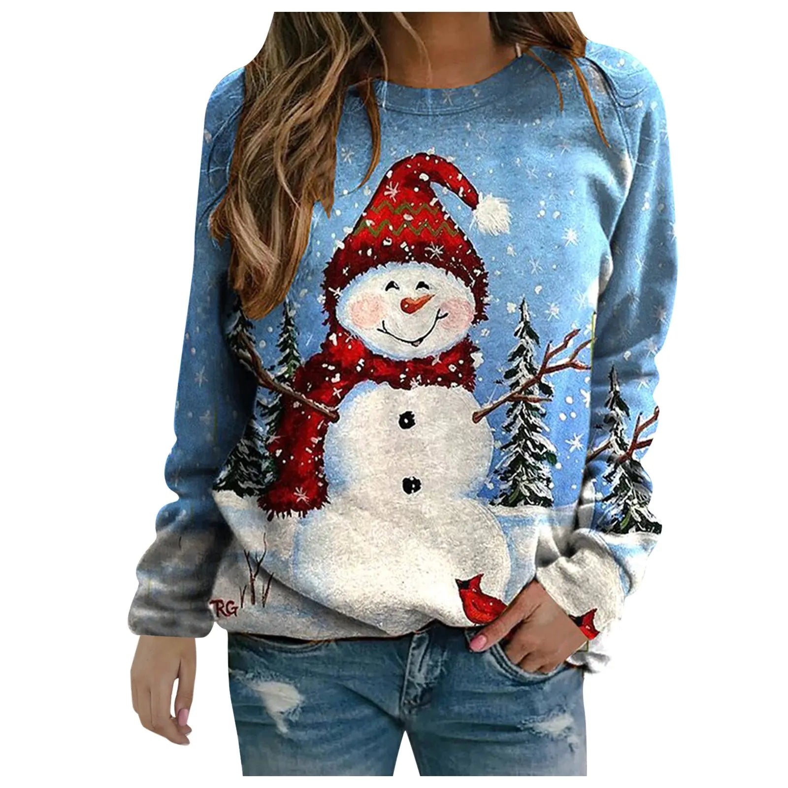 Women's Christmas Sweater for Autumn and Winter