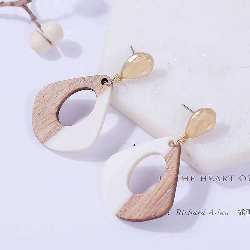 Hypoallergenic Acrylic Earrings in 4 Colors