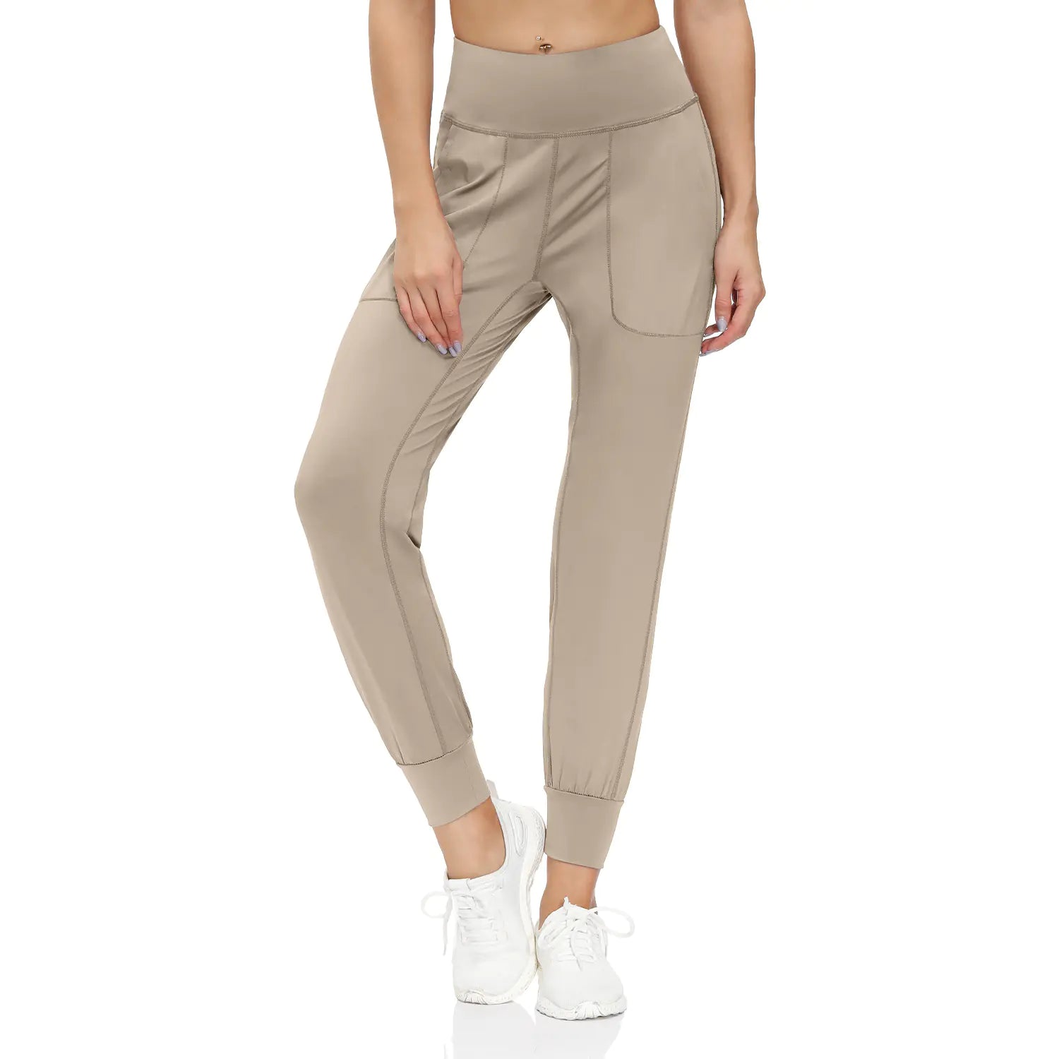 High Waist Stretch Yoga Pants with Pockets for Women