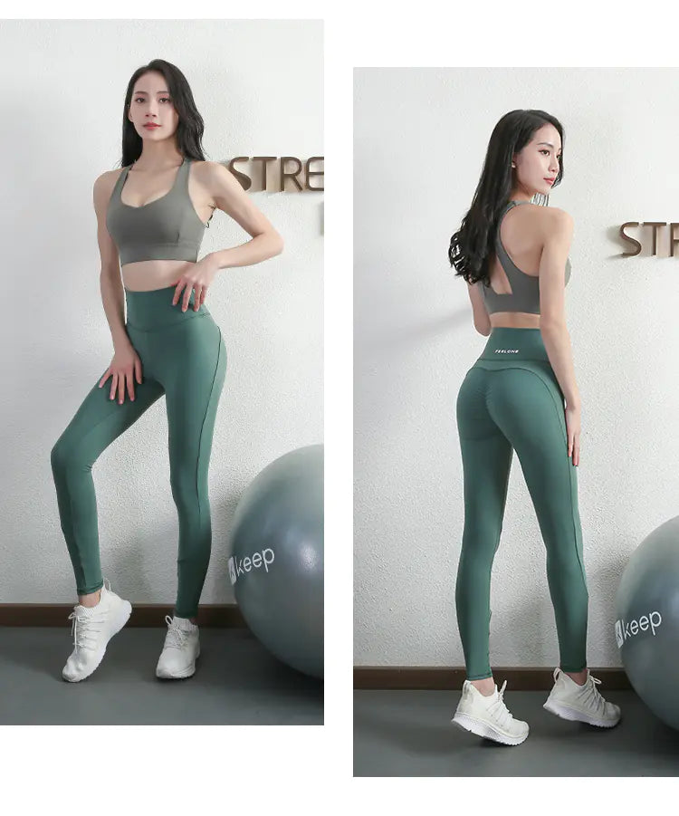 High Waist Stretch Yoga Pants for Women - Quick-Drying