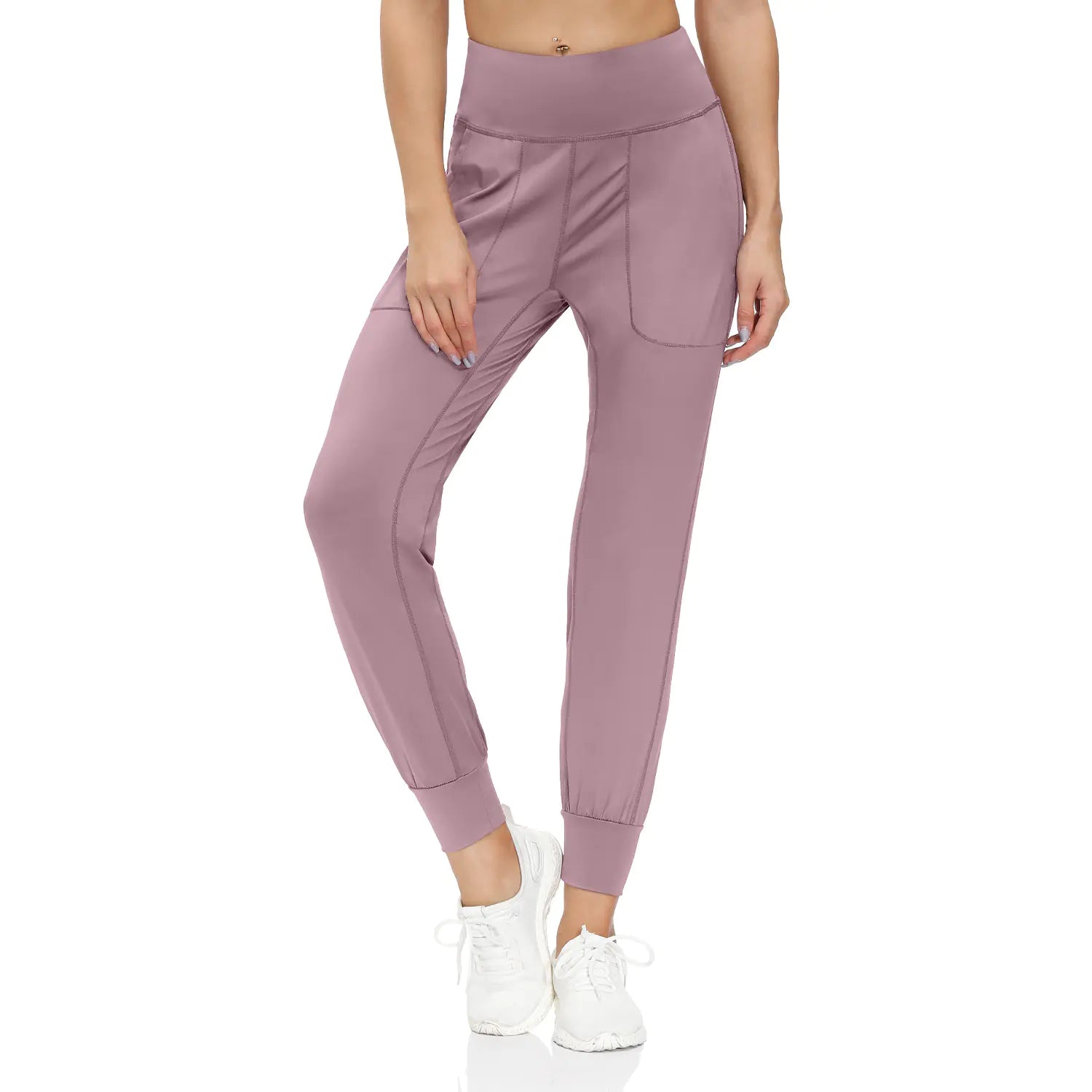 High Waist Stretch Yoga Pants with Pockets for Women
