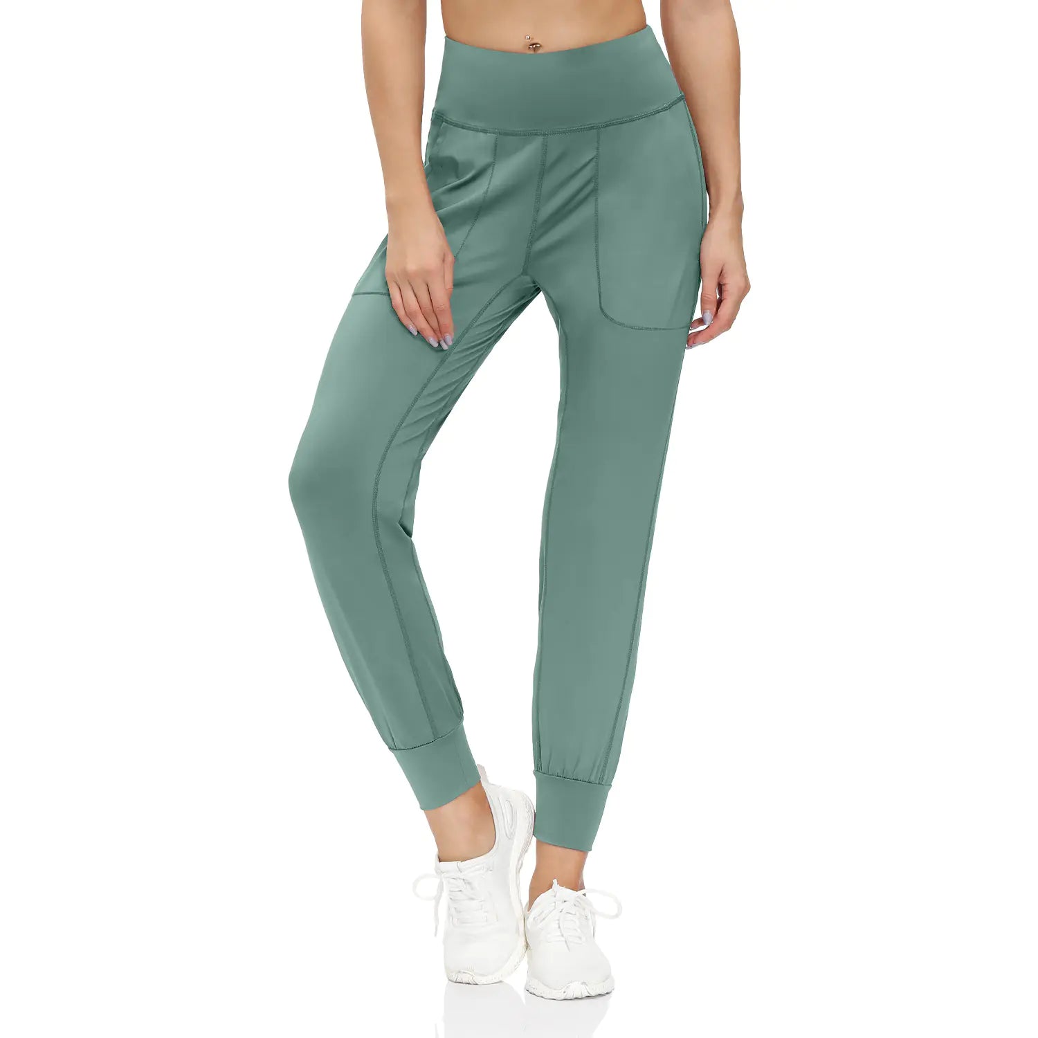 High Waist Stretch Yoga Pants with Pockets for Women