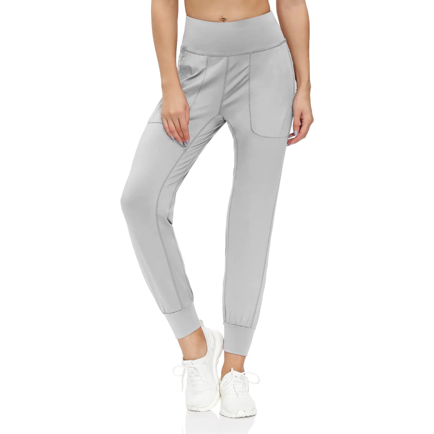 High Waist Stretch Yoga Pants with Pockets for Women