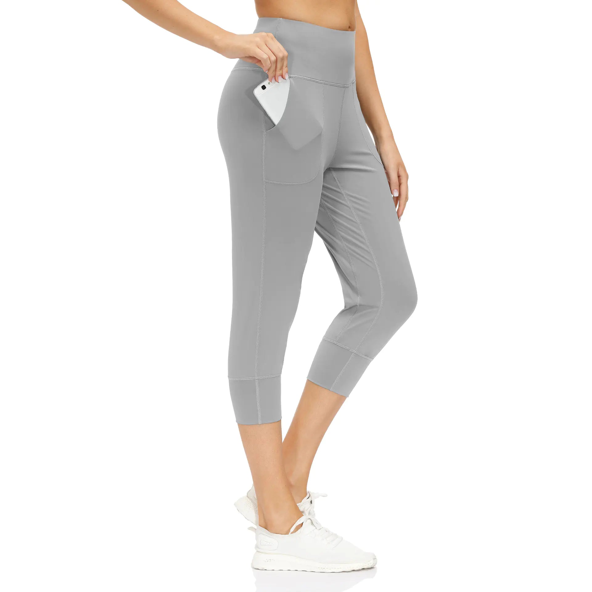 High Waist Stretch Yoga Pants with Pockets for Women