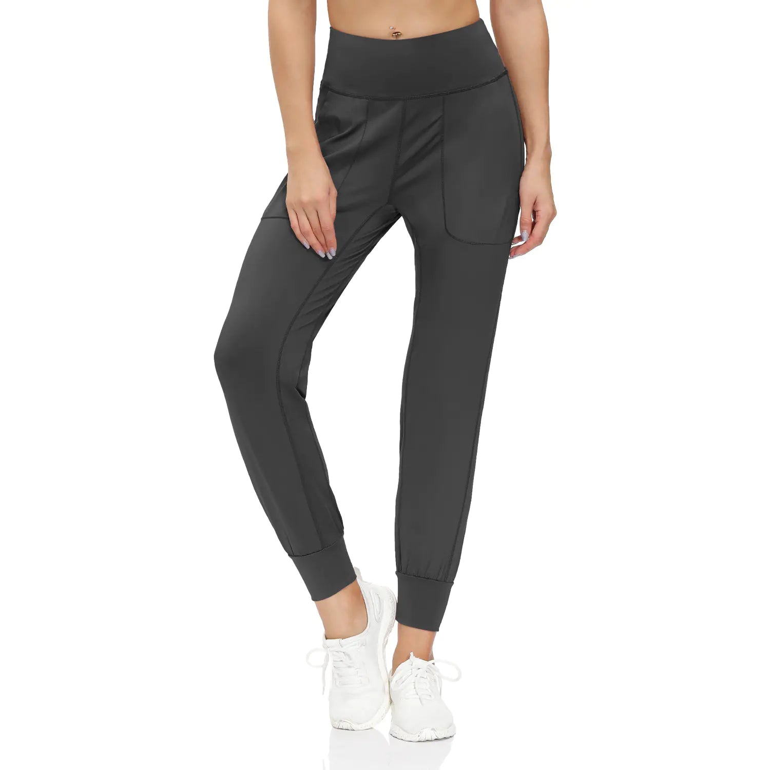 High Waist Stretch Yoga Pants with Pockets for Women