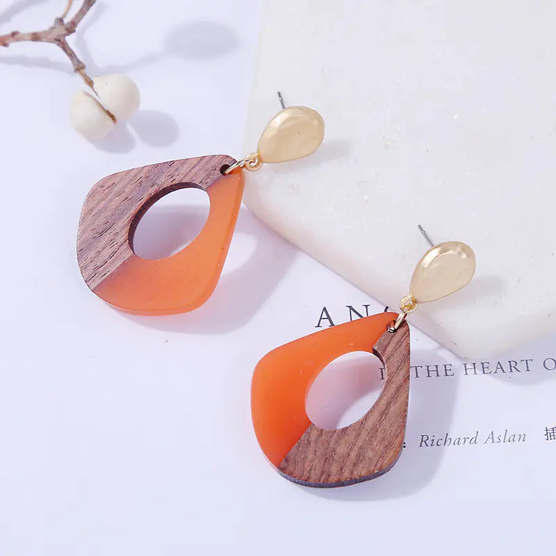 Hypoallergenic Acrylic Earrings in 4 Colors