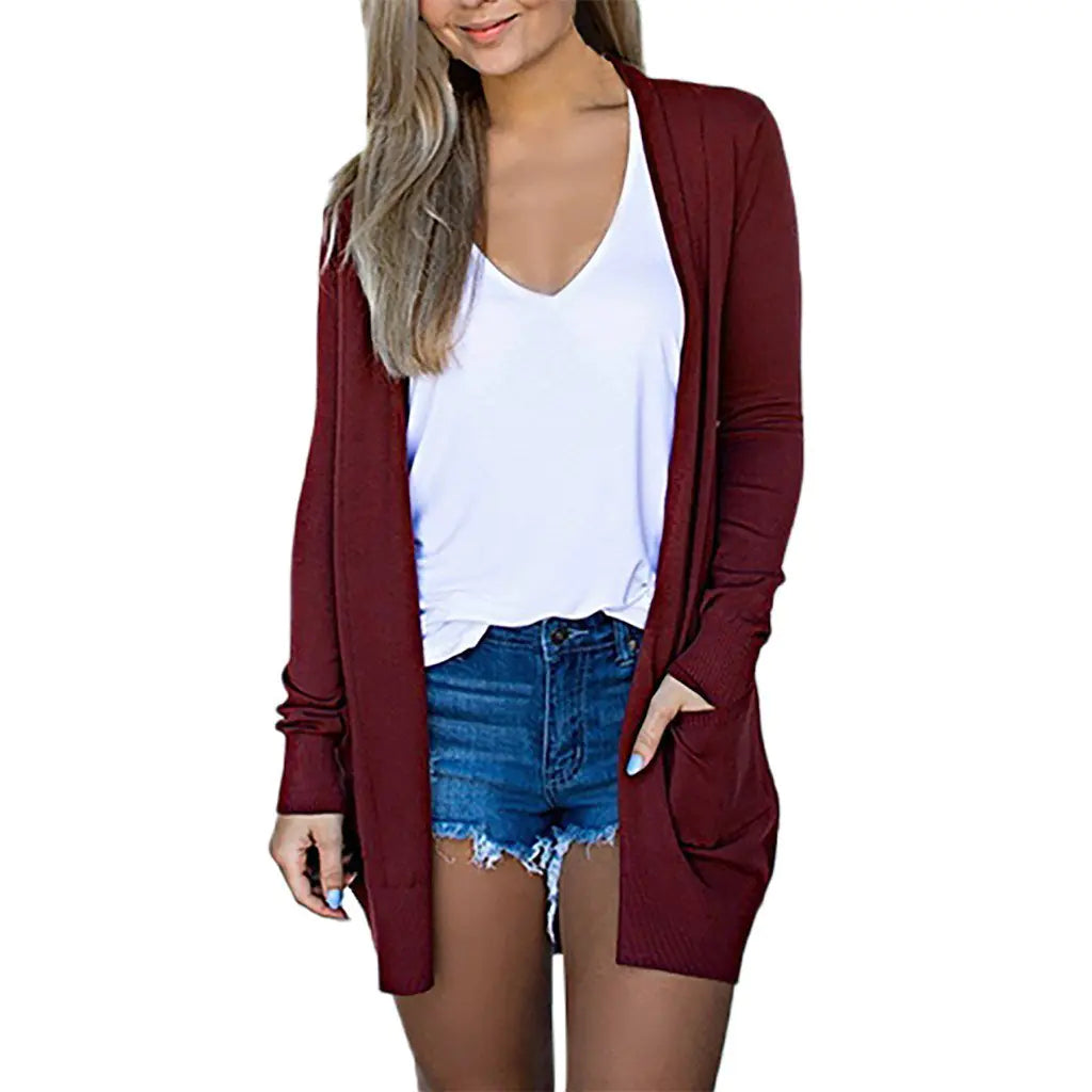 Cardigan Jackets with Pockets