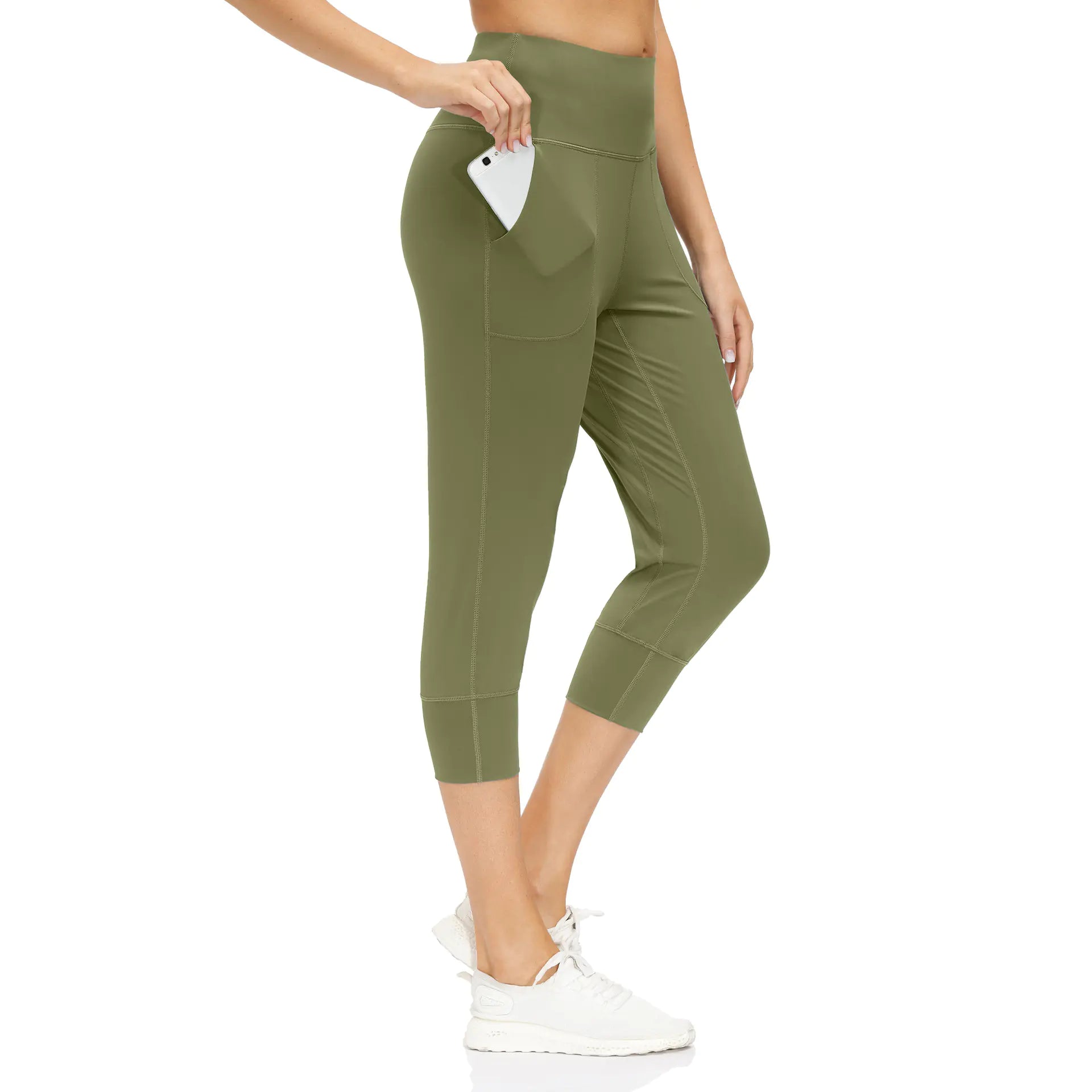 High Waist Stretch Yoga Pants with Pockets for Women