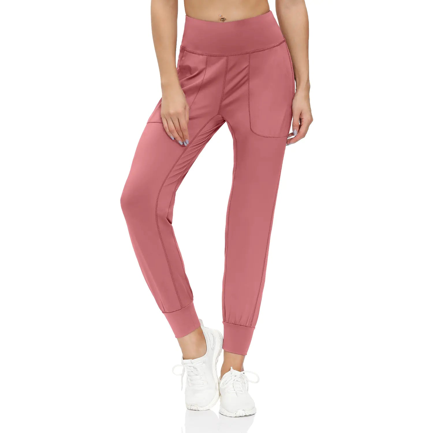 High Waist Stretch Yoga Pants with Pockets for Women