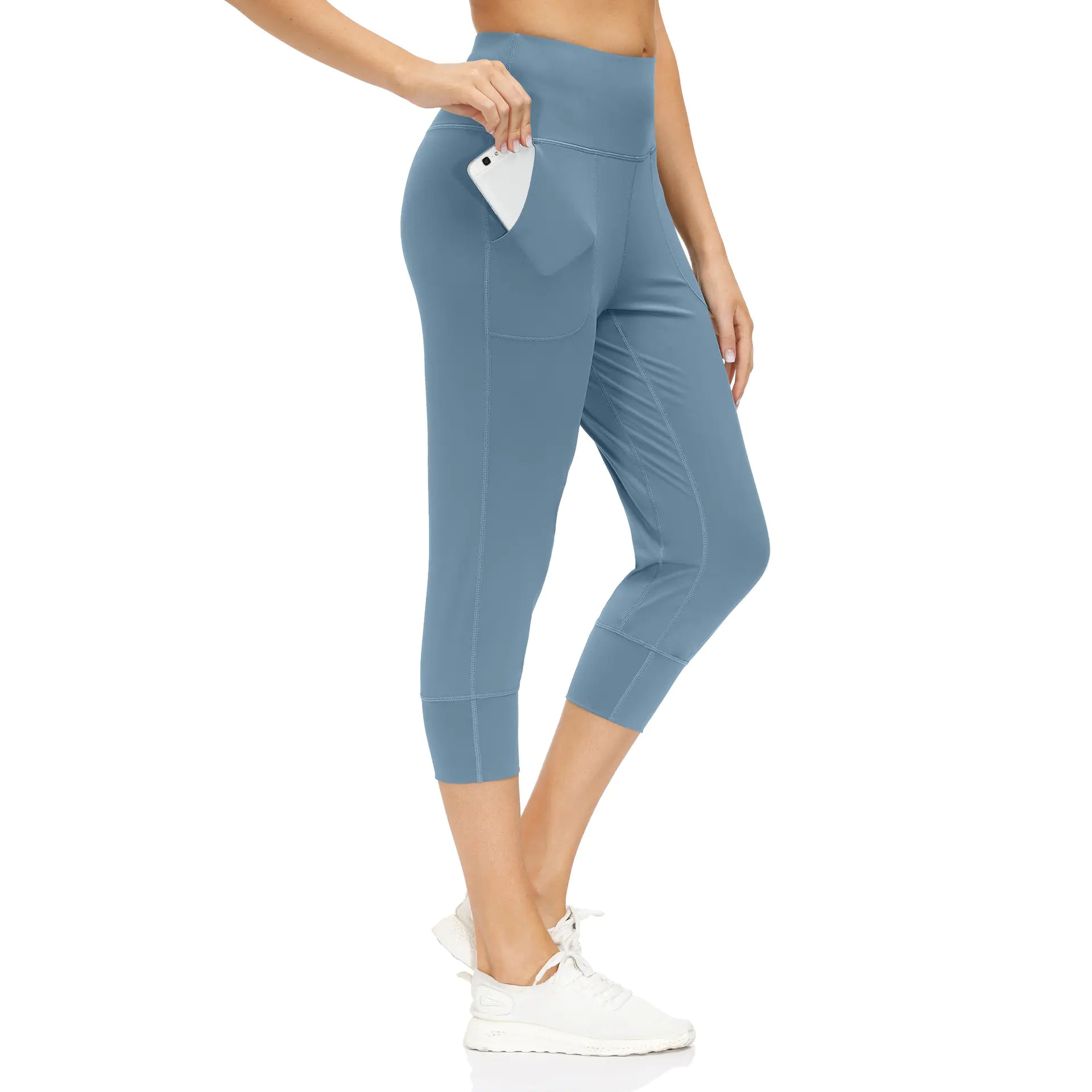 High Waist Stretch Yoga Pants with Pockets for Women