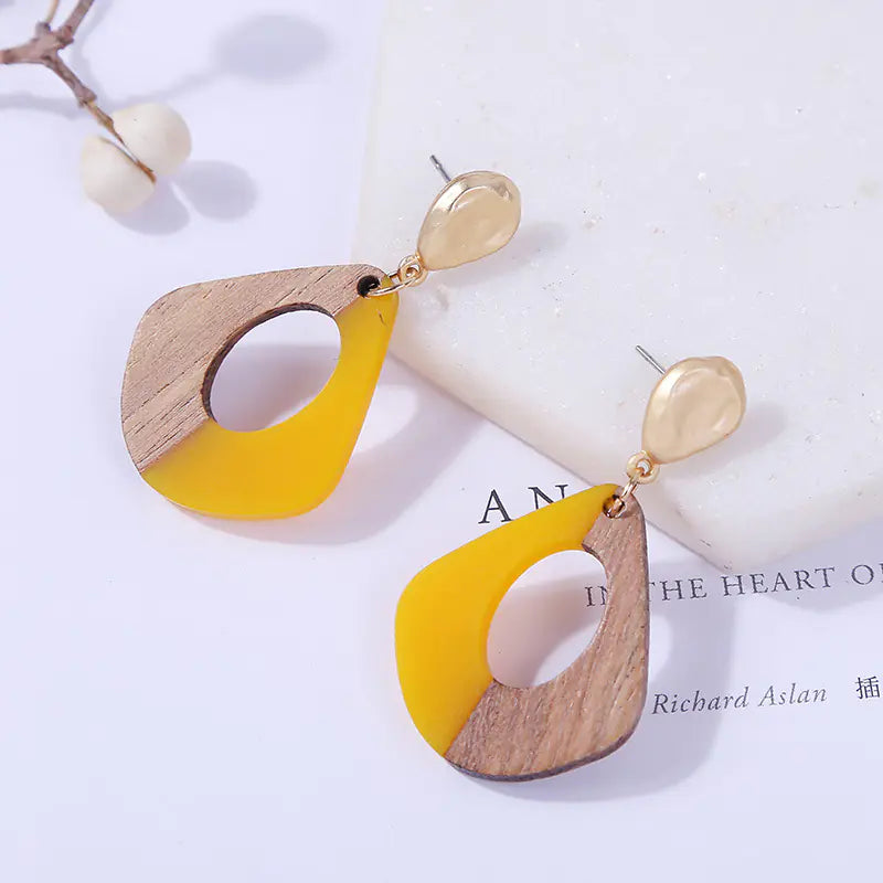 Hypoallergenic Acrylic Earrings in 4 Colors