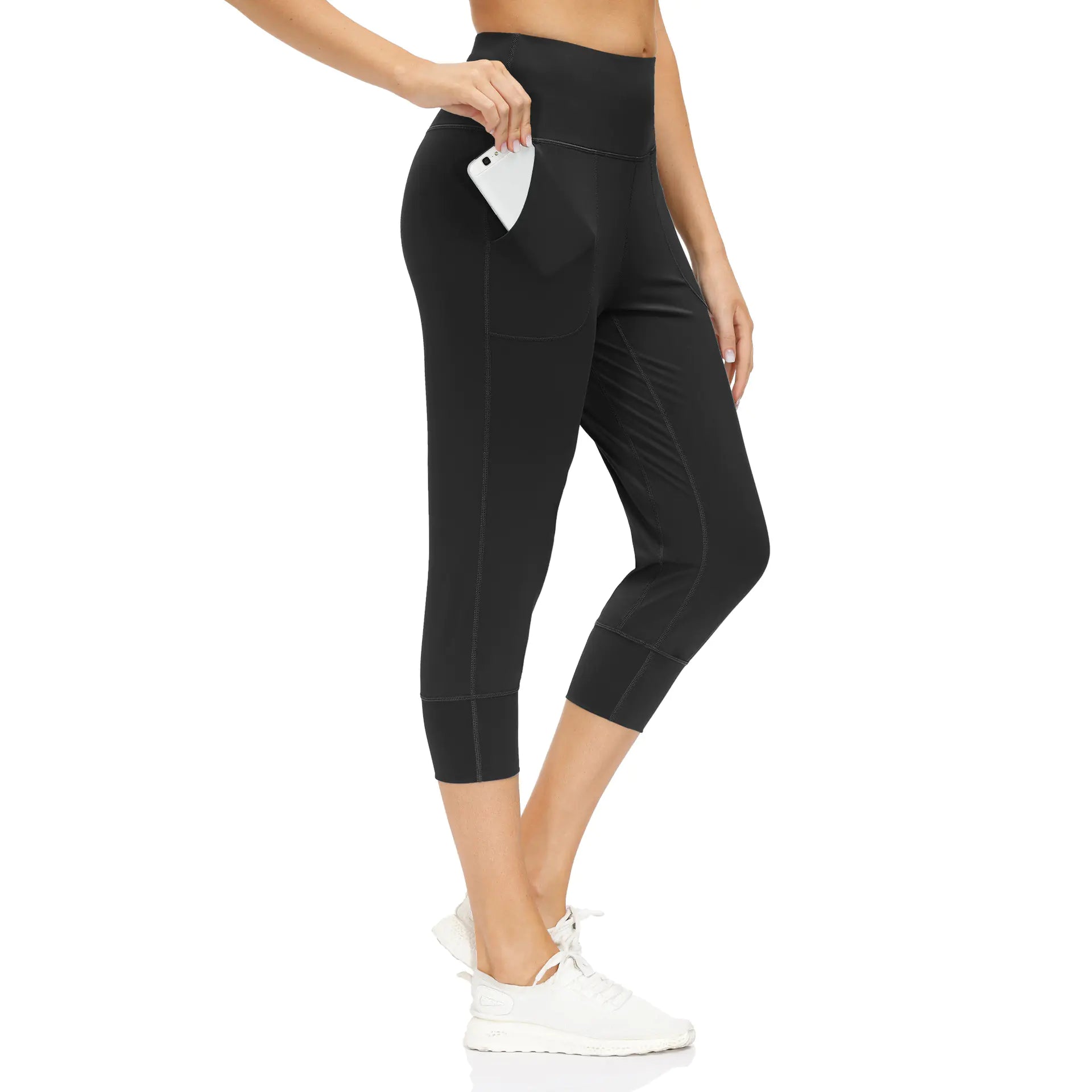 High Waist Stretch Yoga Pants with Pockets for Women